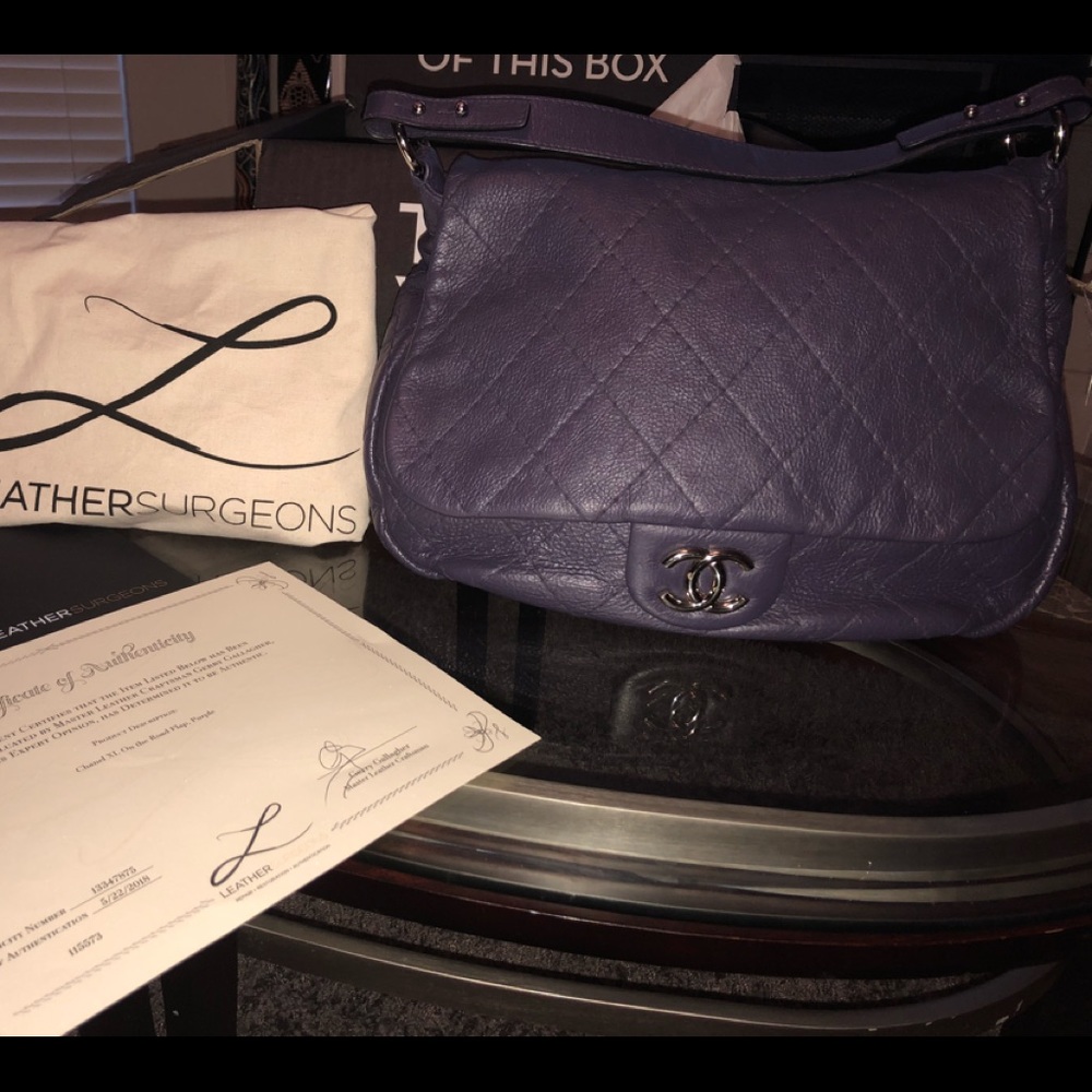 LOWERED!!!Chanel Calfskin XL On The Road bag